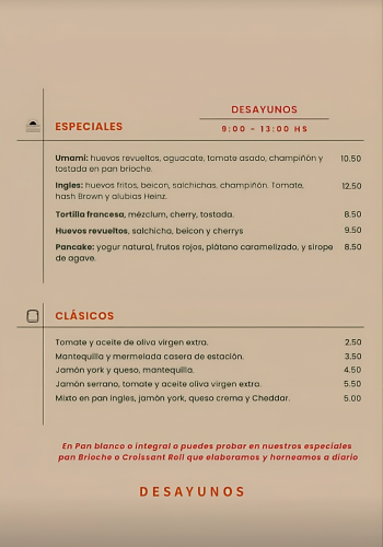Desayunos